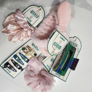 Wicked Hair Scuni Accessories Pink Multicolor 5 pc Set